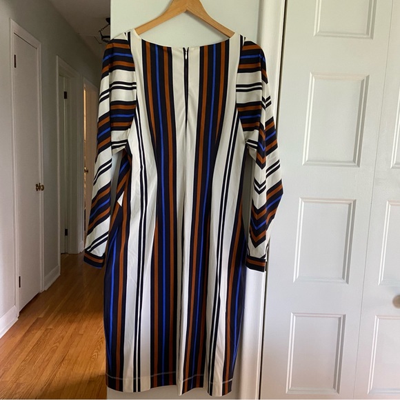 PINK TARTAN striped shift dress - Picture 2 of 5